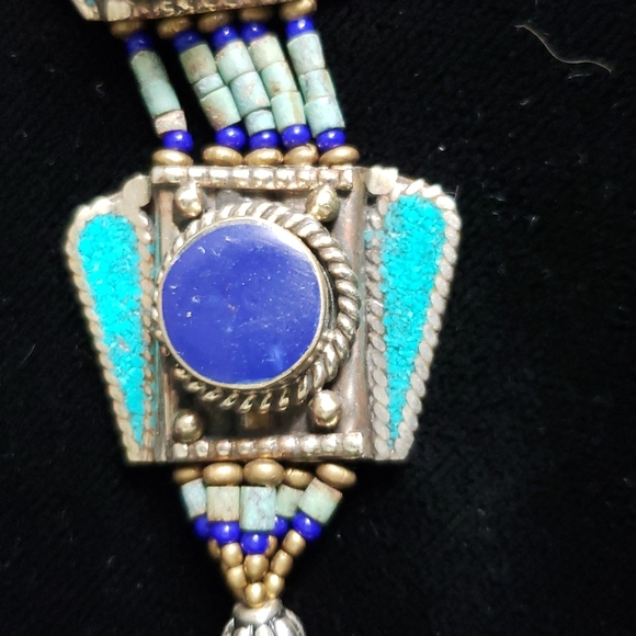 SILVER AND MULTI STONE BRACELET *FIRM* - Picture 5 of 5